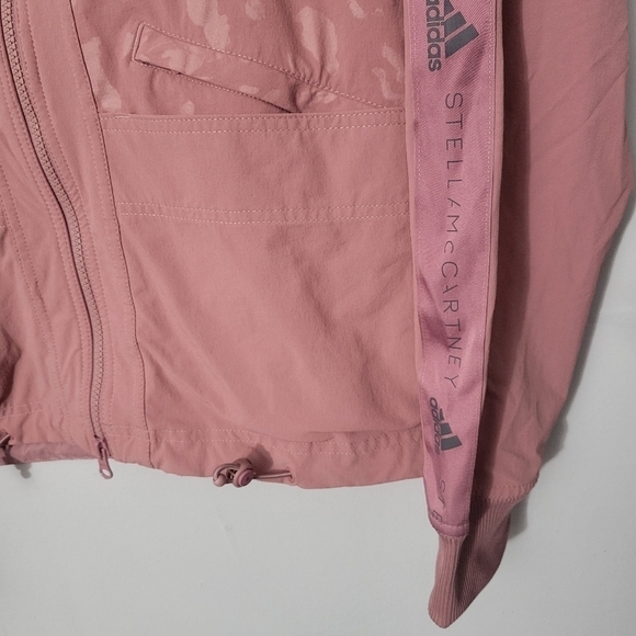 Adidas x Stella McCartney Performance Track Jacket in Blush Mauve - Picture 4 of 15